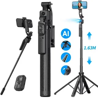 مونوپاد و گیمبال AI FACE C17 با قابلیت ردیابی چهره و چرخش ۳۶۰ درجه